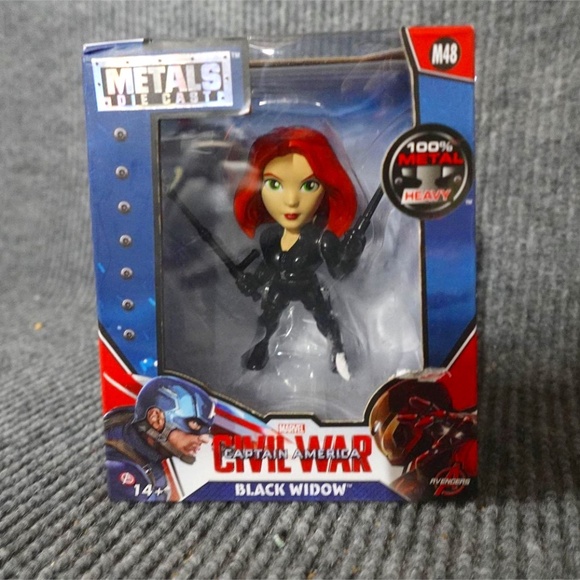 Jada Toys Marvel Civil War Black Widow Diecast Figure - Picture 1 of 6